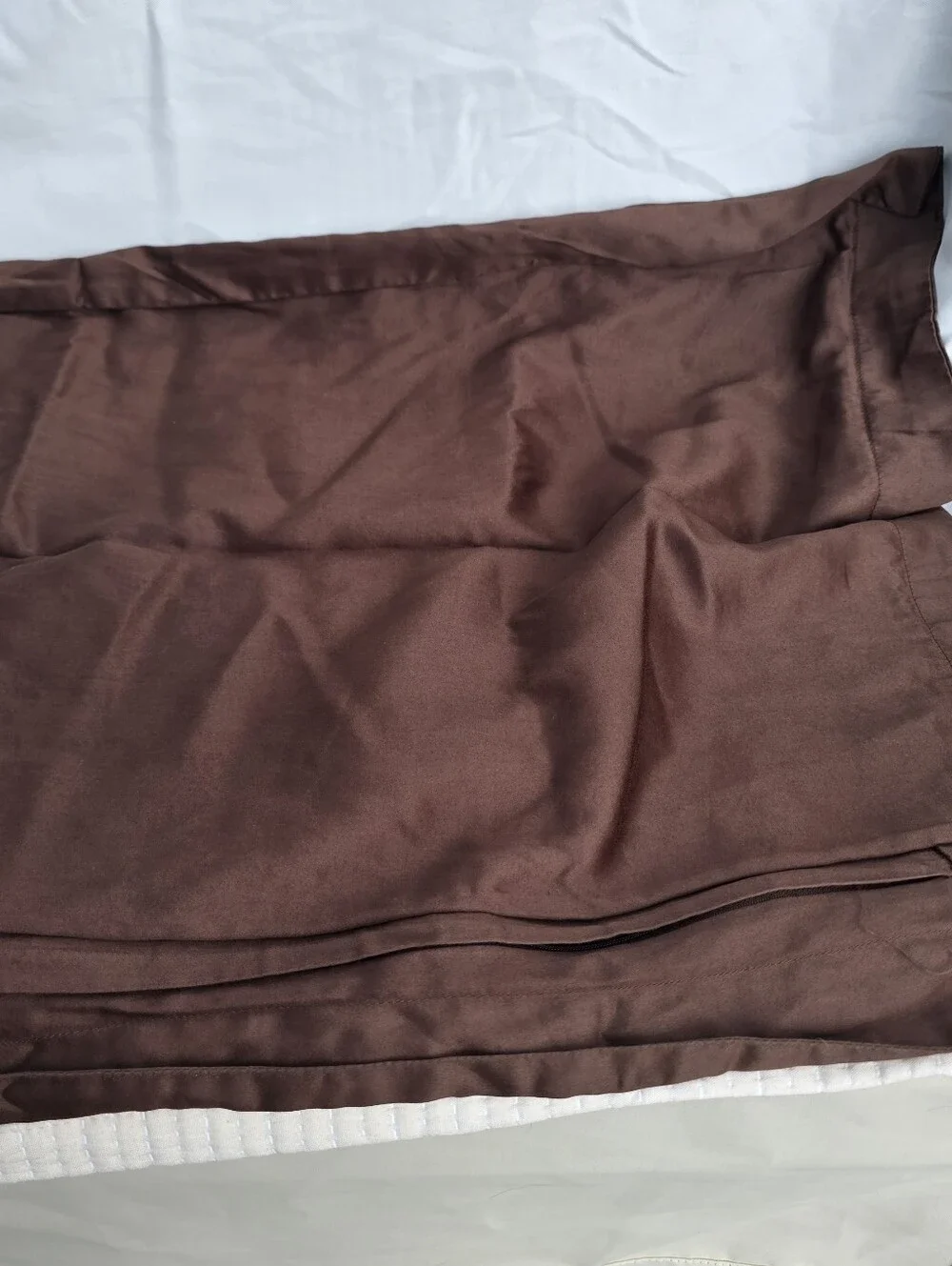 NWOT Quince King Cal King Duvet Cover Set Giza Sateen Cotton Espresso 2 Shams